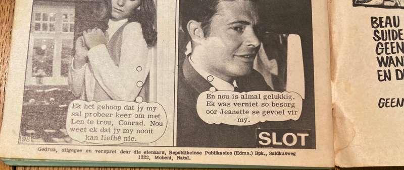 Dr. CONRAD BRAND - No. 128 - DIE PAD VORENTOE - PHOTO COMIC STORY - FOTO VERHAAL