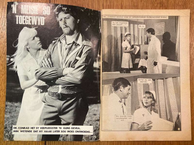 Dr. CONRAD BRAND - No. 304 - 'N MEISIE SO TOEGEWYD - PHOTO COMIC STORY - FOTO VERHAAL