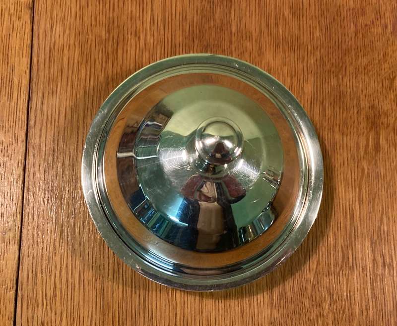 SPC Silver Plated A1 Butterdish with star liner  VINTAGE  Makers name & Symbols  lovely piece!