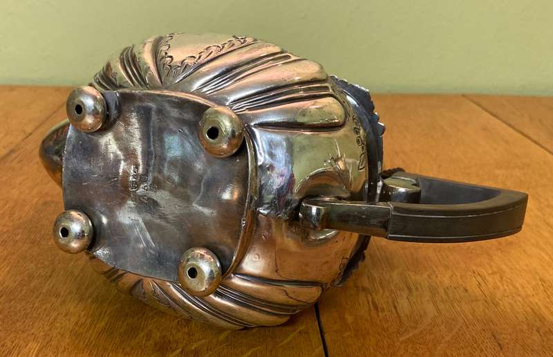 SILVER PLATED TEAPOT SHEFFIELD, ENGLAND  CHARLES HENRY HATTERSLEY  SCARCE  1844 - 1915.