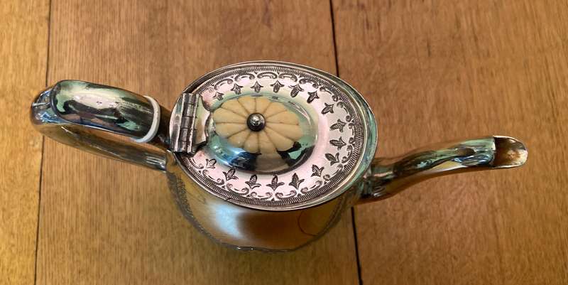 Britannia Metal Teapot Hot Water/Coffee Pot Large Sheffield, England