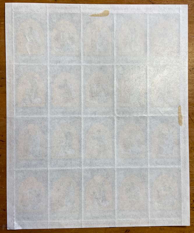 CHRISTMAS STAMPS SHEET RSA KERSFEES 1975 PREVENT TB MALNUTRITION 20c CINDERELLAS.