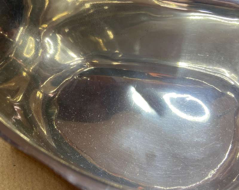 GRAVY / SAUCE BOAT STERLING SILVER BIRMINGHAM ENGLAND WILLIAM ADAMS  1911/2 115.5g Read notes.......