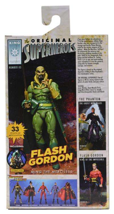 King Features The Original Superheroes Series Ming the Merciless Mint on Card