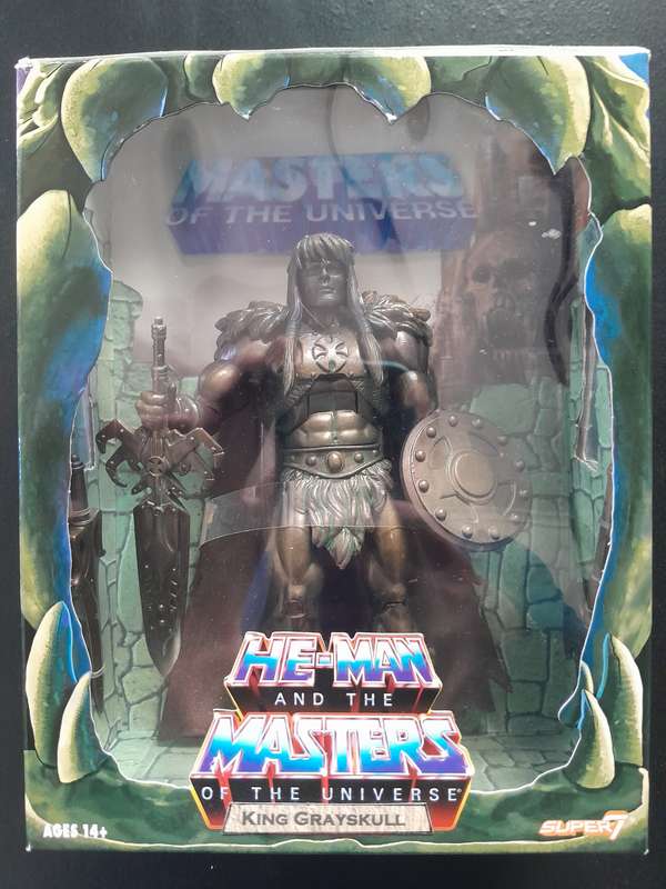 Customized Masters of the Universe Classics Bronze King Grayskull Neatly Displayed in a Box
