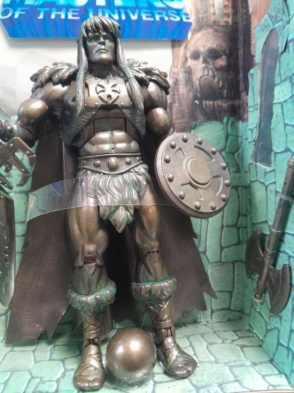 Customized Masters of the Universe Classics Bronze King Grayskull Neatly Displayed in a Box