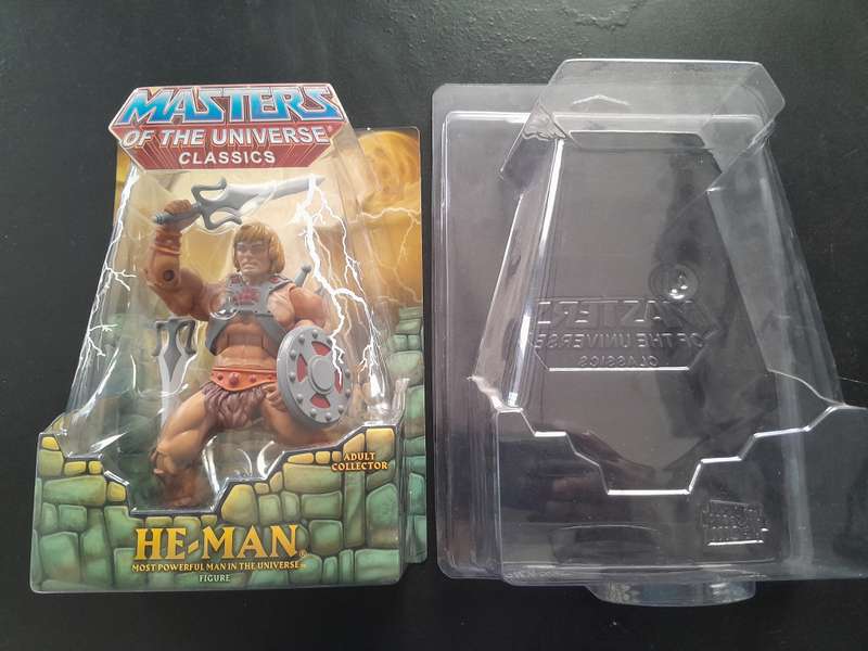 Masters of the Universe Classics He-man 1st Edition Mint on Card with free Clamshell