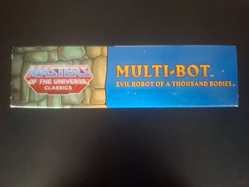 Masters of the Universe Classics Multi-Bot Mint on Card figure with Original Brown Mailer Box