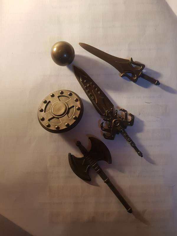 Customized Masters of the Universe Classics Bronze King Grayskull Neatly Displayed in a Box