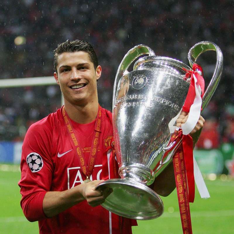 2008 Manchester United Cristiano Ronaldo Signed Champions League Champions Shirt