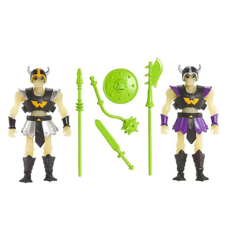 Masters of the Universe Origins Skeleton (Glow in the Dark!) Warriors Mint on Card