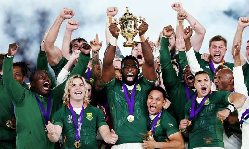 Springboks 2019 World Cup Champions Signed Player Issue Rugby Jersey Asics XL
