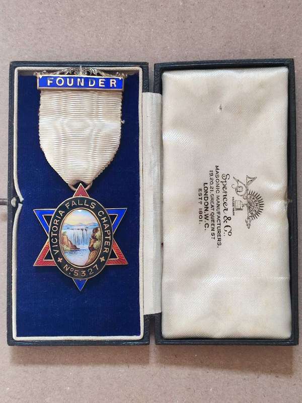 Silver Masonic Victoria Falls Chapter