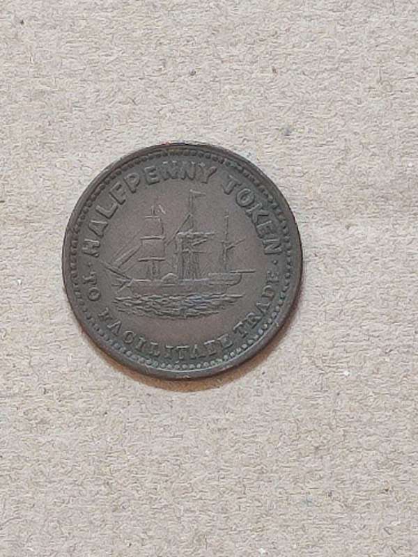 Marsh & Son. Half penny Token IMPORTERS