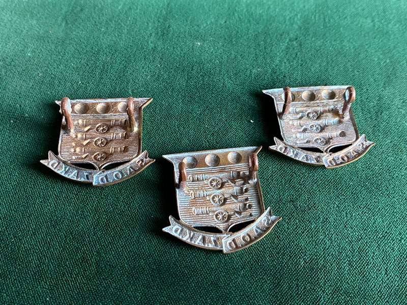 SA ORDNANCE CORPS CAP AND COLLARS-WORN 1923-1926- Z TYPE -LUGS COMPLETE