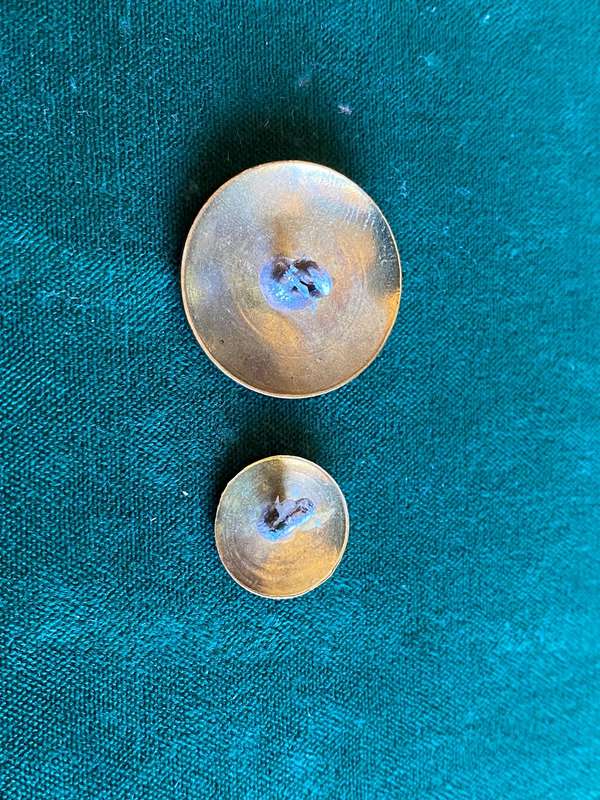 ORANGE FREE STATE TUNIC BOTTONS-POST 1961-DIAMETER 22 AND 11 MM
