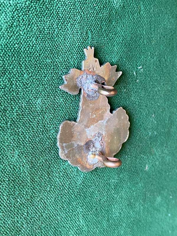 1 SA INFANTRY BATT CAP BADGE-WORN 1983-2003