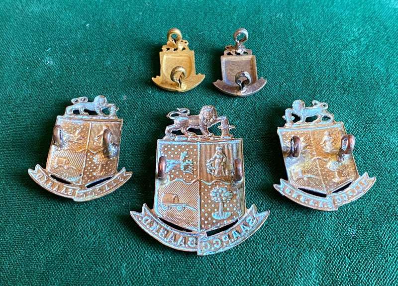 SA ADMINISTRATIVE PAY AND CLERICAL CORPS,GILDING METAL CAP,COLLARS AND MESS DRESS COLLARS-WORN 1933-
