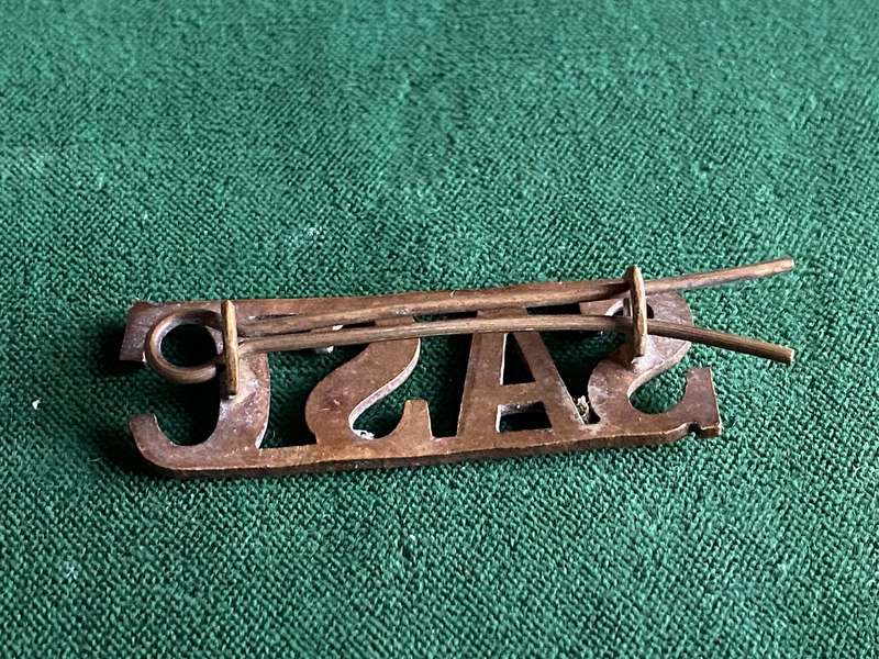 SA SERVICE CORPS TITLE -WORN WW1- 2 LUGS