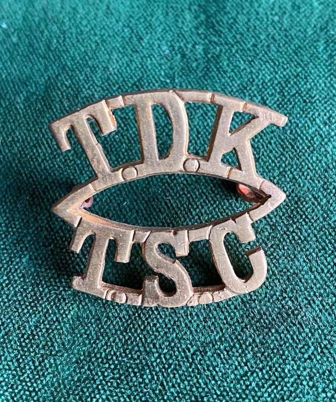 TECHNICAL SERVICE CORPS TITLE-WORN WW2- 2 LUGS