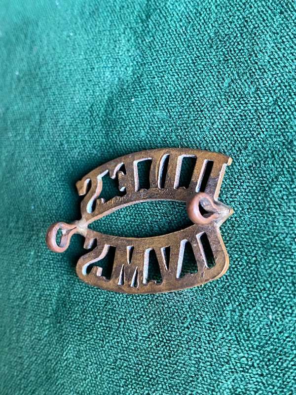 UNION DEFENCE FORCE STAFF TITLE-WORN 1921-22-SCARCE- 2 LUGS