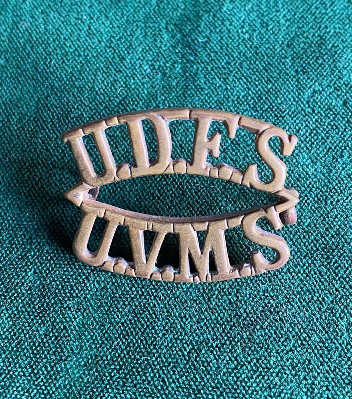 UNION DEFENCE FORCE STAFF TITLE-WORN 1921-22-SCARCE- 2 LUGS