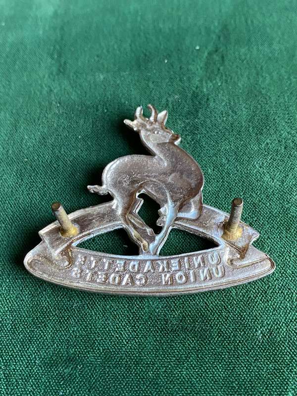 SA SCHOOL CADETS CAP BADGE-WORN 1956-1963- 2 LUGS
