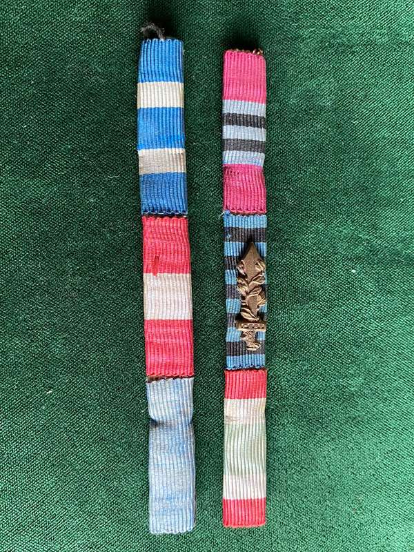 WW2 ITALIAN MEDAL RIBBON BARS
