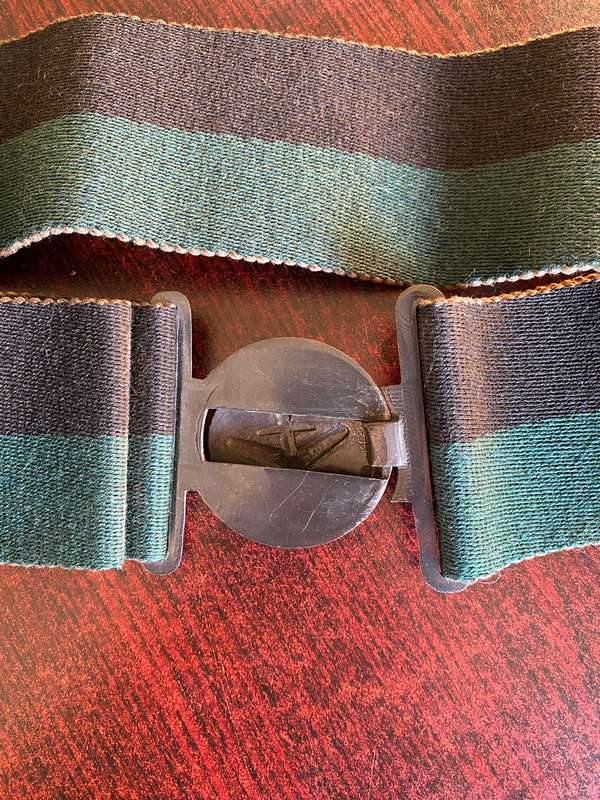 1ST COMMANDO REGT. (AUSTRALIAN SPECIAL FORCES) STABLE BELT-EXTENDED LENGTH 102CM-GOOD CONDITION