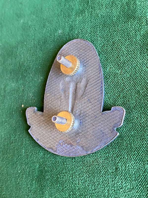 ORIGINAL (NO ASSOCIATION) 61 MECHANISED BATTALION GROUP CAP BADGE-GOLD DAGGER AND LIGHTNING BELT VAR