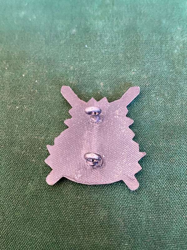 NORTHERN TRANSVAAL COMMANDO HQ UNIT,GREY METAL CAP BADGE-APPROVED IN 1987-ALSO FOUND IN A VOIDED VAR