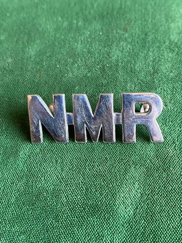 NATAL MOUNTED RIFLES CHROME TITLE-WORN FROM 1976- 2 LUGS