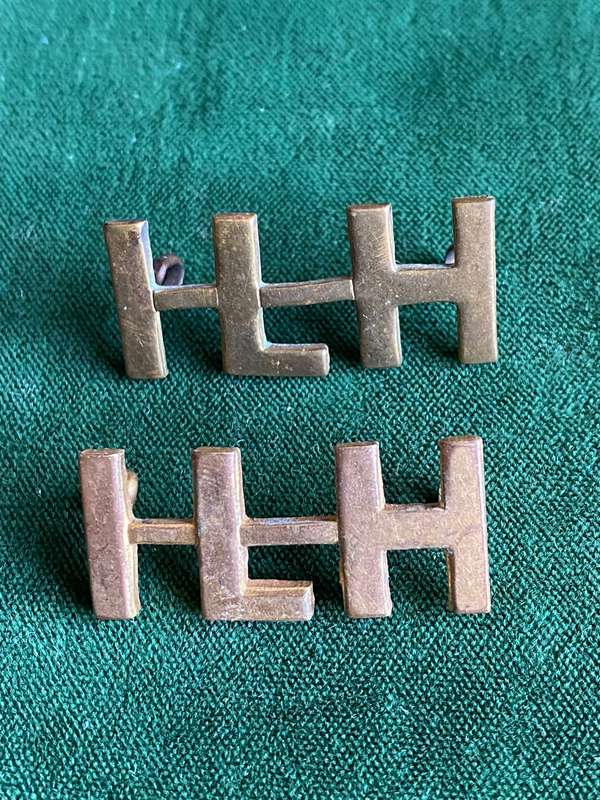 IMPERIAL LIGHT HORSE TITLE PAIR-WORN DURING BOER WAR-LUGS INTACT