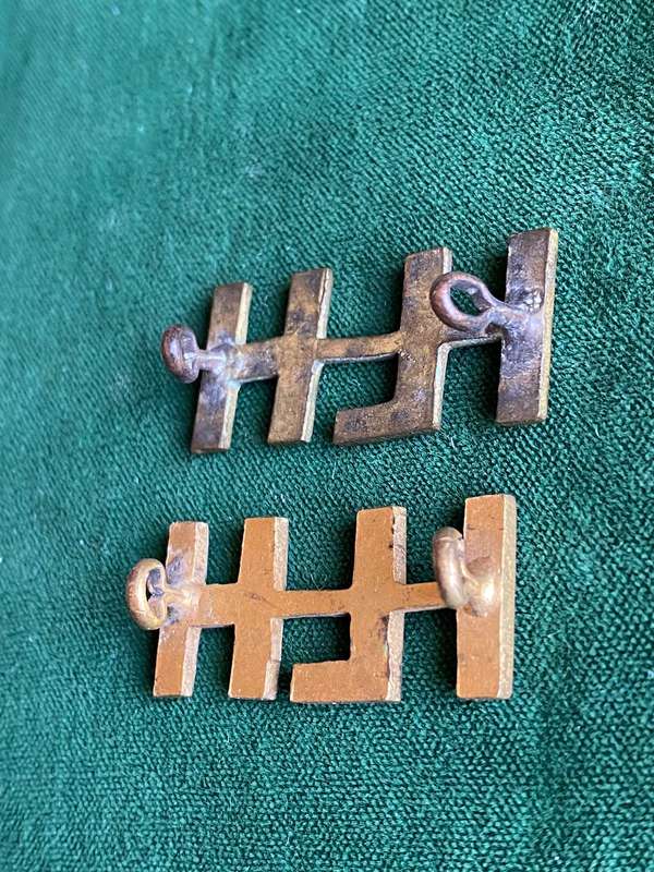 IMPERIAL LIGHT HORSE TITLE PAIR-WORN DURING BOER WAR-LUGS INTACT