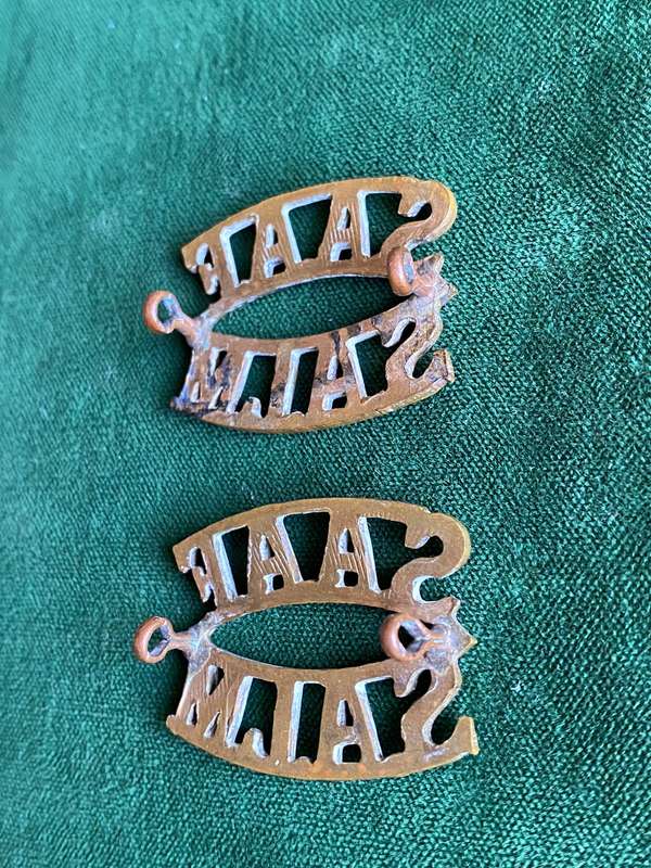 SAAF TITLE PAIR-WORN 1923-1950- LUGS INTACT