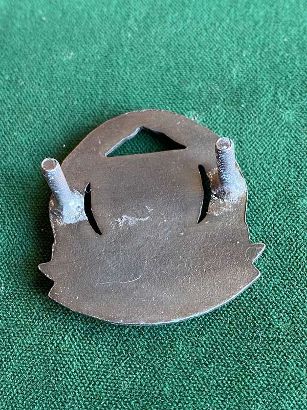 JOHANNESBURG WEST COMMANDO GREY METAL WITH LUCITE COVERED CENTRE CAP BADGE-APPROVED IN 1990- 2X SCRE