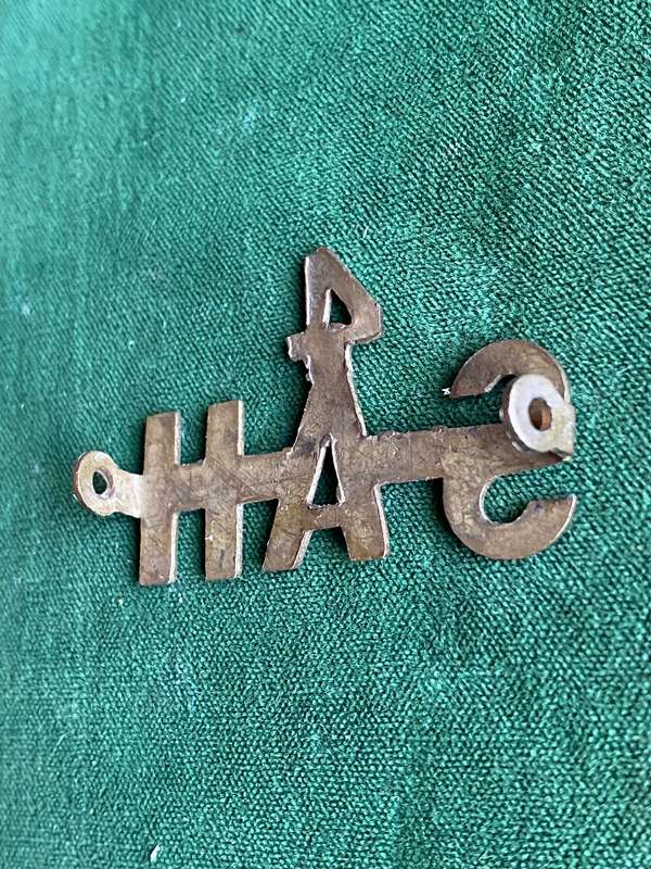 4TH SOUTH AFRICAN HORSE-TITLE-WORN 1915-1918- 2 LUGS
