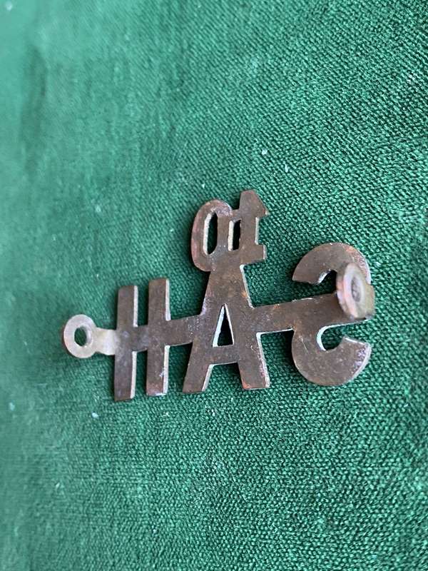 10 TH SOUTH AFRICAN HORSE TITLE-WORN 1915-1918- 2 LUGS