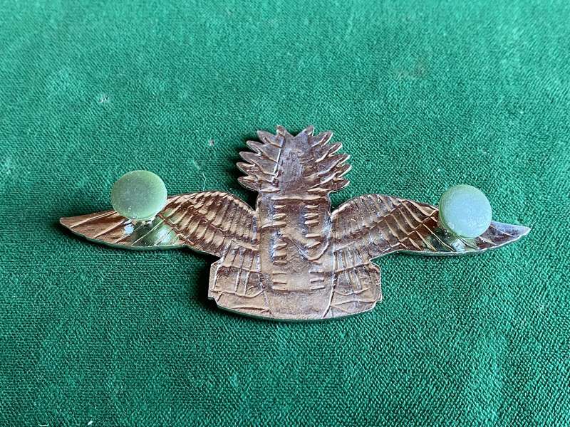 SWAZILAND DISPATCHER(BLUE) PARACHUTE WING- 2 PINS