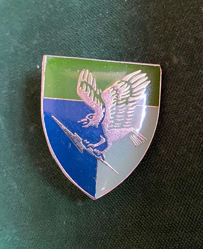 5 SIGNAL REGT. FOB BADGE- 2 PINS