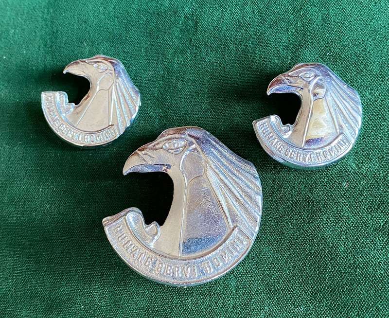PERSONNEL SERVICES CORPS,CHROMED CAP AND COLLARS-APPROVED IN 1980-LUGS + PINS INTACT