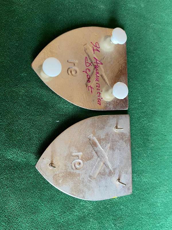 91 AMMO DEPOT SHOULDER FLASH PAIR-PINS INTACT