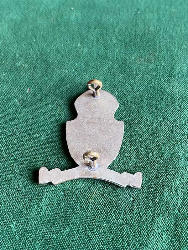 SA MILITARY COLLEGE CAP BADGE-WORN 1924-1955- 2 LUGS
