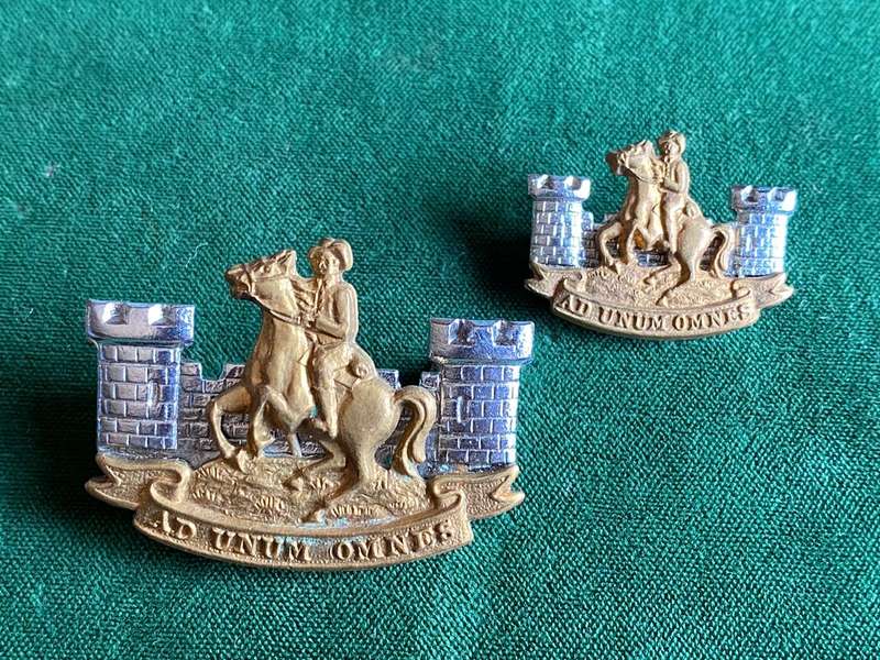 SWA REGT. NAMUTONI CAP AND ONE COLLAR-WORN 1967-1980'S-LUGS + PINS INTACT