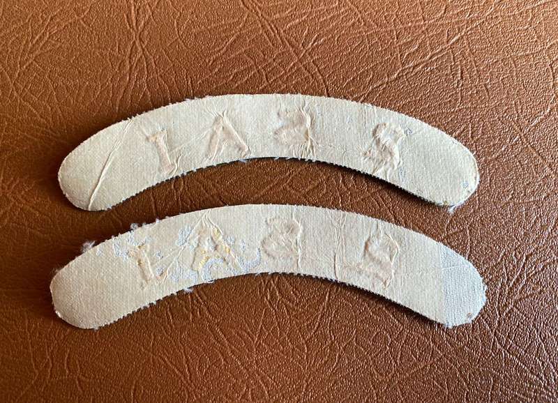 2 SA INFANTRY SHOULDER TITLE-WORN 1960'S-1970'S