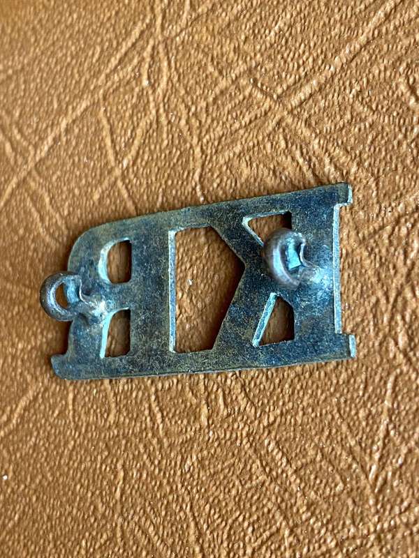 KIMBERLEY REGIMENT SHOULDER TITLE-1920'S-1950'S- 2 LUGS