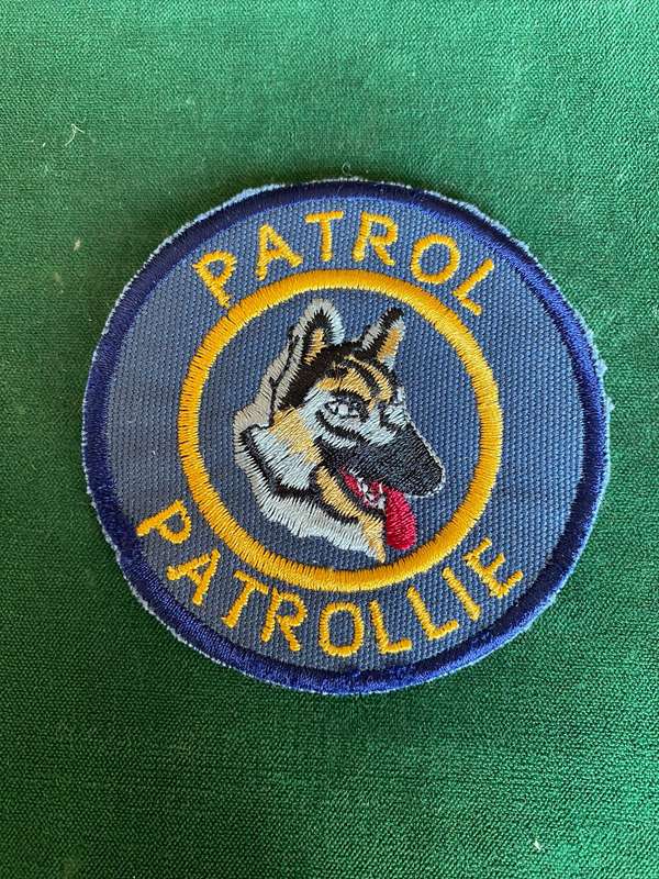 PATROL UNIT ON BLUE PATCH