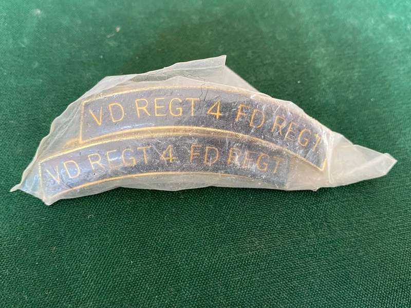 4 FIELD REGIMENT-TITLE PAIR-STILL SEALED -PINS INTACT