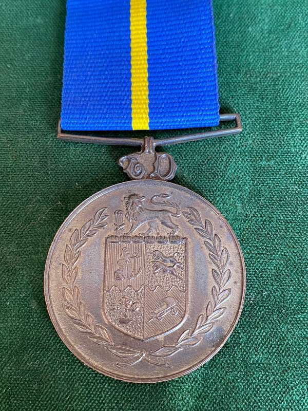 SA POLICE MEDAL FOR FAITHFUL SERVICE (1963) FULL SIZE