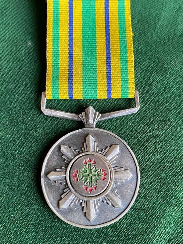 SA POLICE STAR FOR FAITHFUL SERVICE (1979) FULL SIZE
